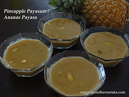 pineapple payasa