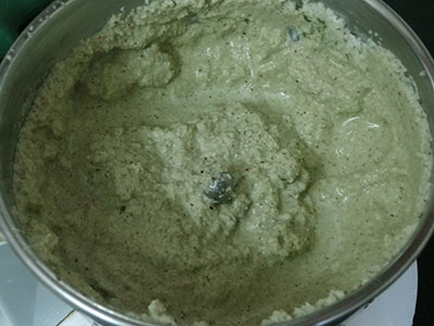 ground pudina coconut chutney