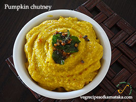 pumpkin or sihi kumbalakai chutney recipe