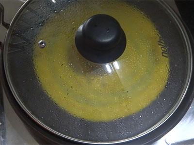 cooking cheenikai dose or pumpkin dosa