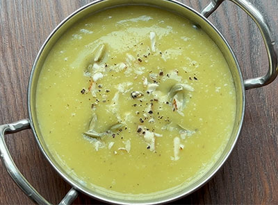 serving pumpkin soup recipe