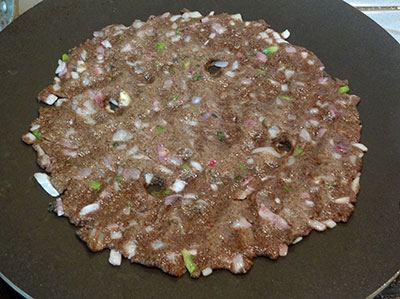 cooking ragi rotti or ragi roti recipe