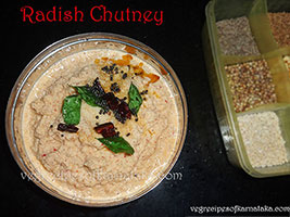 Radish chutney