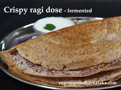 ragi dosa recipe