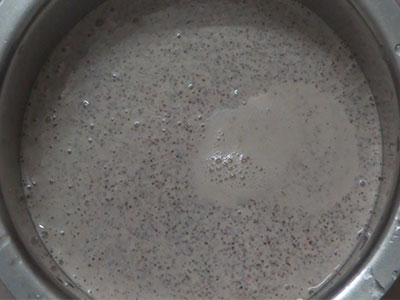 batter for ragi dosa or ragi dose