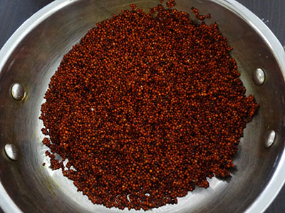 soak ragi for halbai or halubai