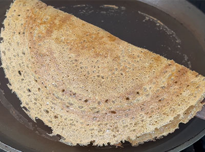 ragi hesaru bele or mung dal dosa on pan