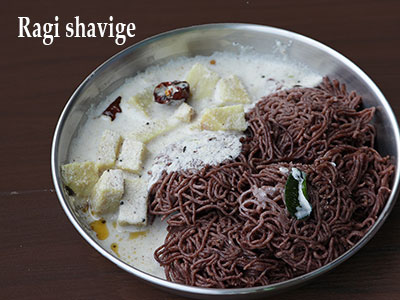 ragi shavige recipe