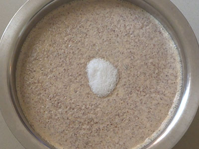 salt for ragi uttappam or onion dosa recipe