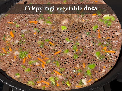 ragi vegetable dosa recipe