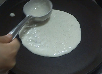 making instant set dosa or rava sponge dosa