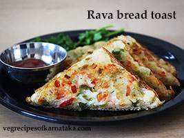 rava bread toast recipe