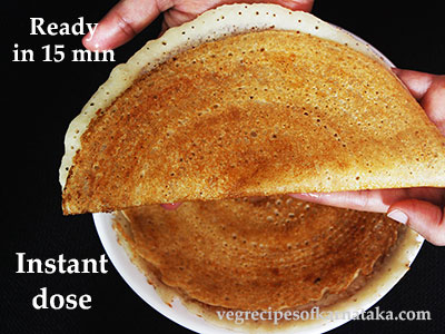 instant dosa recipe