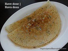 Rava dosa or rave dose recipe