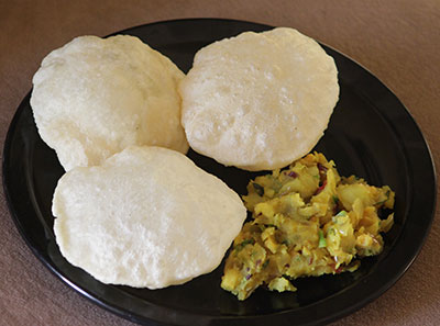 frying the pooris