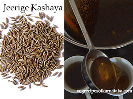 jeerige kashaya recipe