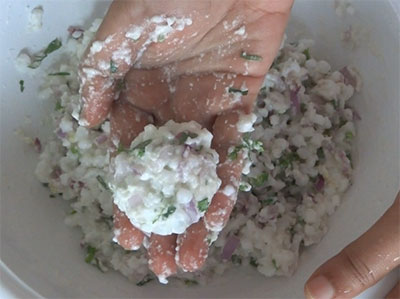 batter for sabakki paddu or sabudana paniyaram