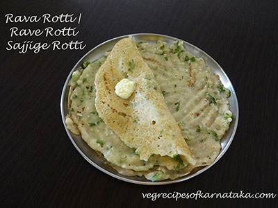 rave or sajjige rotti recipe