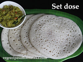 set dosa recipe