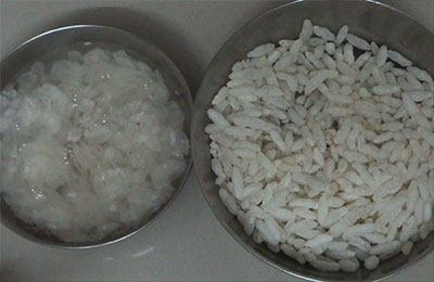 beaten rice and puffed rice for set dosa or set dose