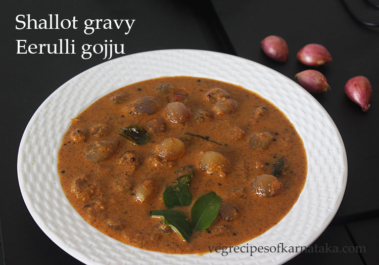 shallot gravy, small onion gojju