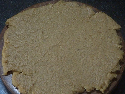 rolling dough for shankar poli or shankar pali recipe