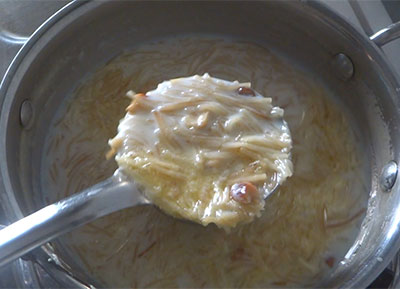 shavige payasa or vermicelli kheer