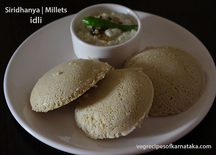 siridhanya idli or millets idli