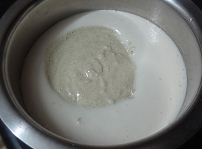 grind millets for siridhanya idli or millets idli