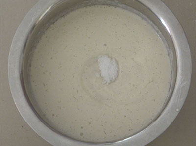 salt for sorekai dose or bottle gourd dosa