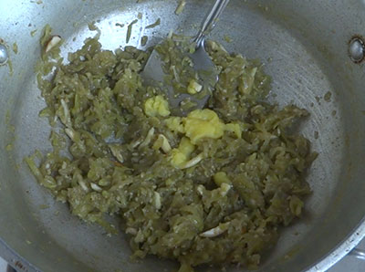 ghee for sorekai halwa or doodhi halwa