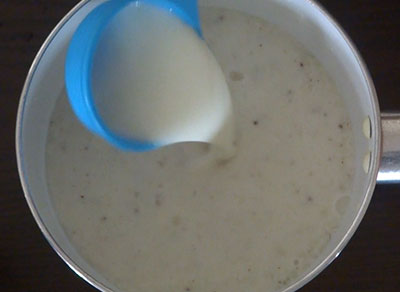 curd and salt for southekai thirulu sasive or cucumber soft pulp raita