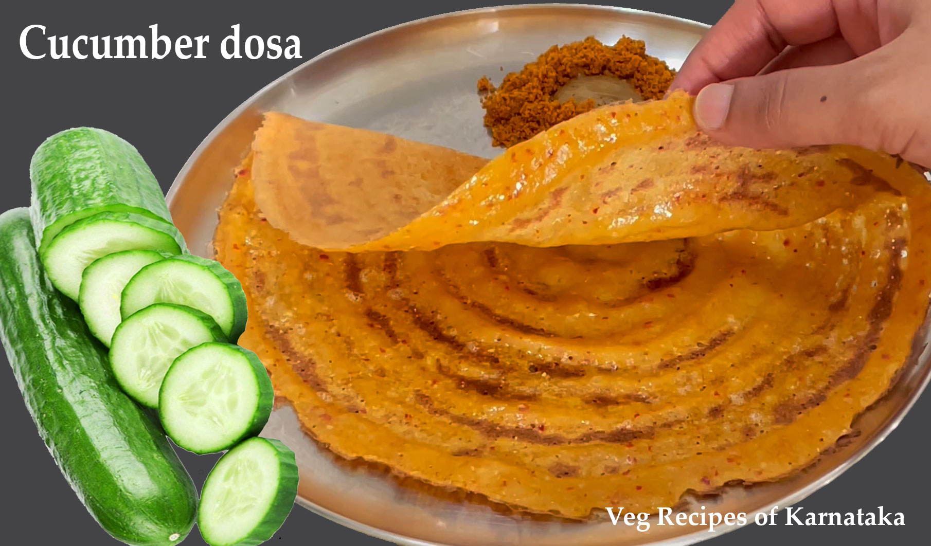 southekai dose or cucumber dosa recipe