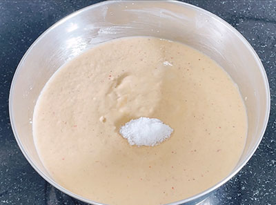 salt for southekai dose or cucumber dosa recipe