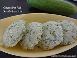 Cucumber idli recipe