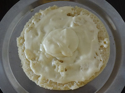 putting cream for steamed eggless cake