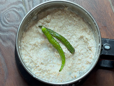 grinding for thondekai kayirasa recipe