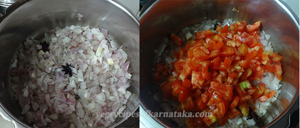 tempering for tomato bath or tomato rice