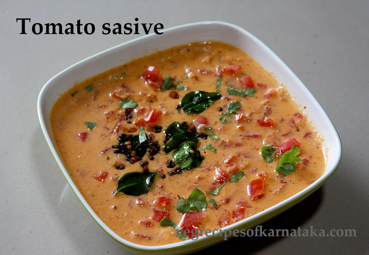 tomato sasive or tomato raita