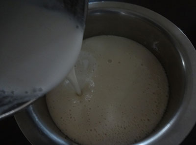 ground rice batter for uddina dose or plain dosa