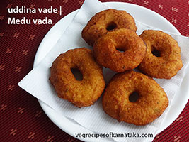 uddina vade or medu vada recipe