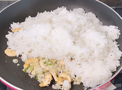 cooked rice for ulundogare or ullandogare recipe