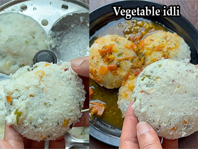 vegetable idli recipe